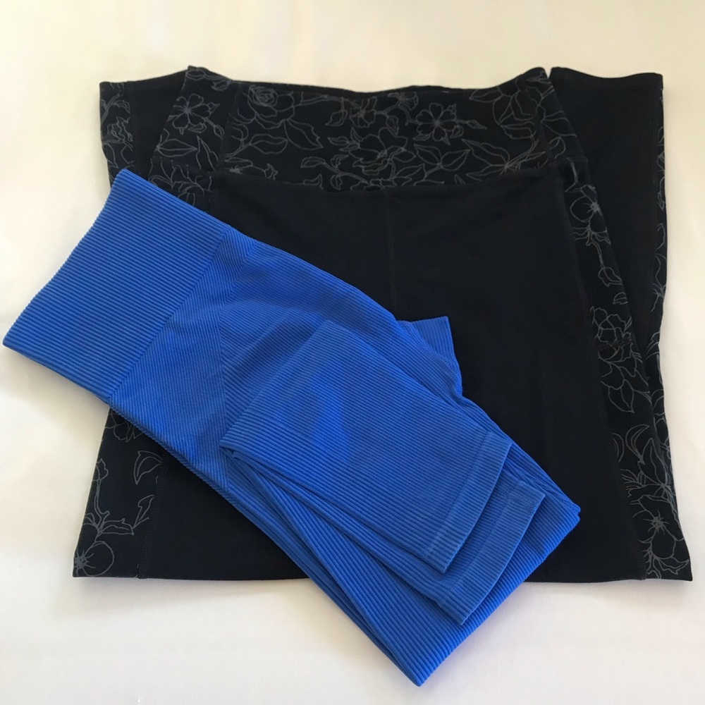 *Lot of 2* Skechers & Target Leggings Sz medium Gym Yoga Workout Casual Leisure